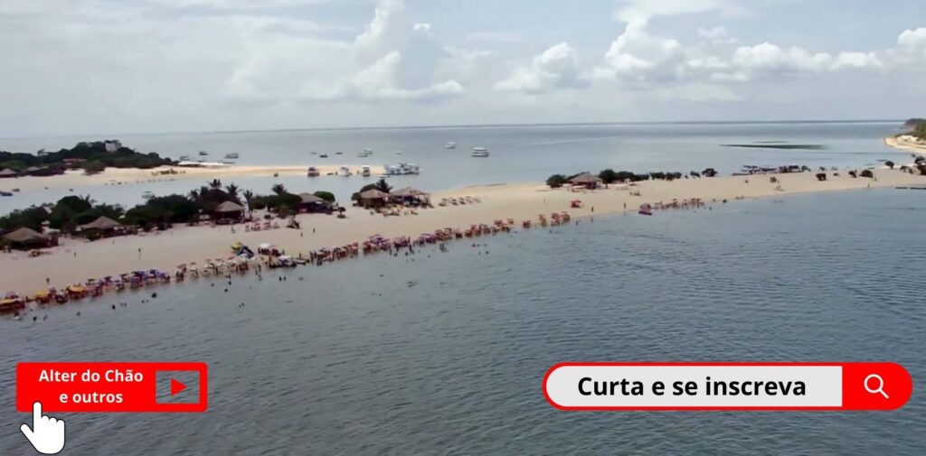 Alter do Chão e Região visto de cima