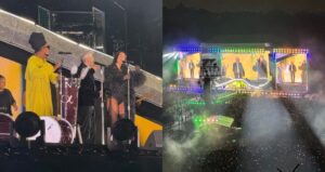 Dua lipa surpreende fãs com caetano veloso e carlinhos brown em são paulo