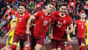 Suíça atropela suécia e fica perto da vaga na copa do mundo